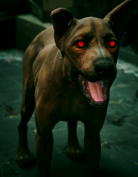 stray dog slitterhead pc ps4 ps5 horror game character