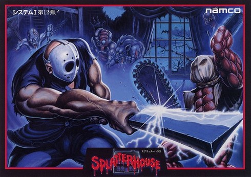 splatterhouse namco arcade horror game review обзор игра хоррор сплеттерхаус
