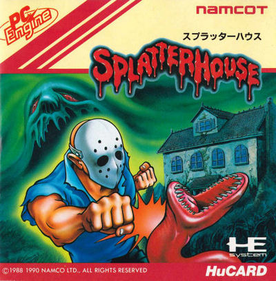splatterhouse 1990 pc engine turbografx horror game review обзор игра хоррор