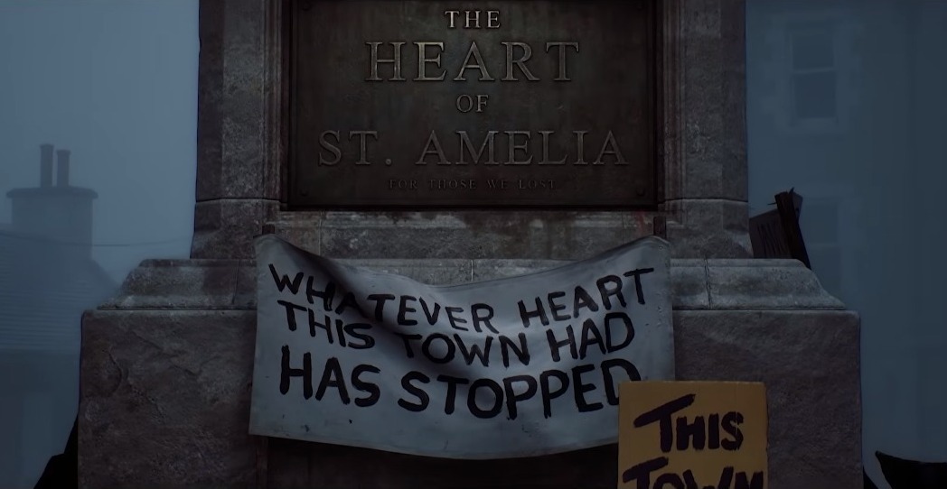 Silent Hill Townfall - плакаты в городе Saint Amelia