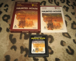 Haunted House Atari 2600 horror game 1982 cartridge box manual