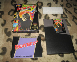 friday the 13th 1989 horror game nintendo nes cartridge box manual