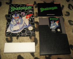 shadowgate shadow gate horror game nintendo nes cartridge box manual