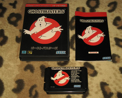 ghost busters horror game sega megadrive genesis cartridge box manual