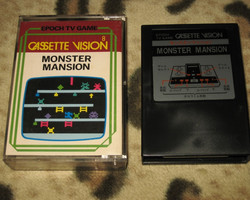 Monster Mansion epoch cassette vision 1982 horror game cartridge box